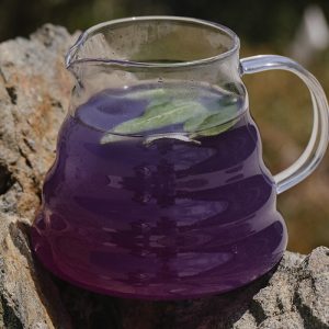 Синий чай с алоэ и шалфеем